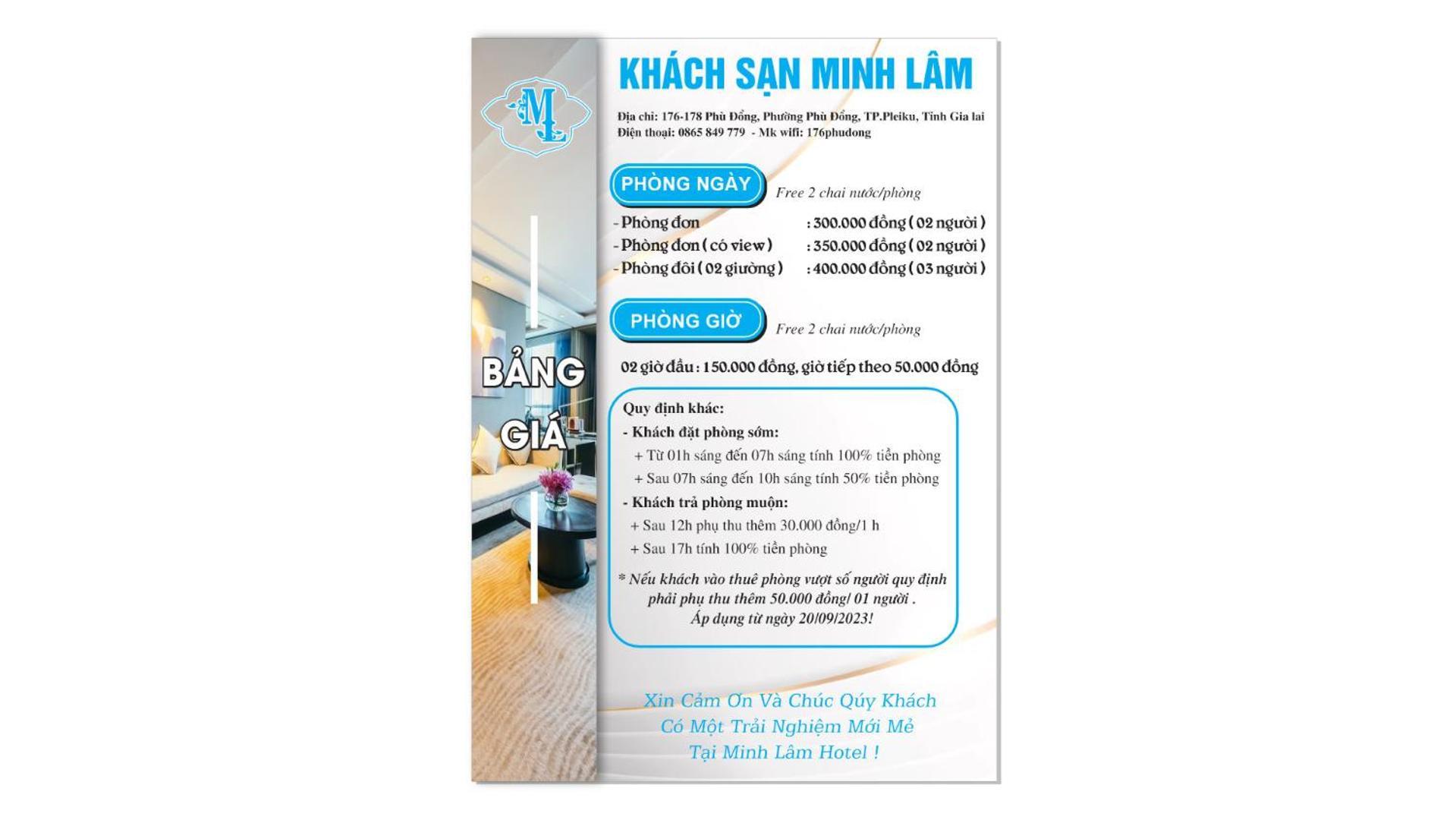 Minh Lam Hotel Pleiku Exterior photo